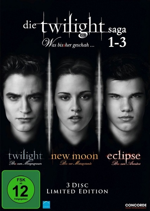 Die Twilight Saga 1 - 3